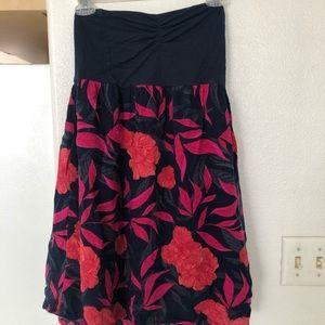 Strapless roxy dress